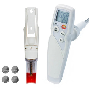 เครื่องวัดค่า pH และอุณหภูมิ Testo 205 PH 206 PH1 PH2 PH/เครื่องวัดอุณหภูมิสำหรับของเหลวและสารกึ่งแข็ง ผลิตในประเทศจีน Testo 205 206 PH/เครื่องวัดอุณหภูมิ - Product Image 3