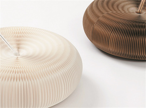 Ihpaper <span class=keywords><strong>Pouf</strong></span> en papier nid d'abeille pliant rond <span class=keywords><strong>Futon</strong></span> Multi forme <span class=keywords><strong>Pouf</strong></span> rond pour salon - Product Image 6