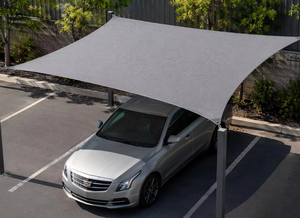 <span class=keywords><strong>Voile</strong></span> <span class=keywords><strong>d</strong></span>'<span class=keywords><strong>ombrage</strong></span> imperméable en polyester Oxford 4x6 personnalisable, résistante aux UV, pour parking, patio, protection solaire extérieure - Product Image 4