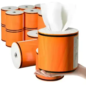 Kustom cetak PE plastik serbet Laminating mesin gulung Film tisu kemasan kantong kertas tisu dengan Logo