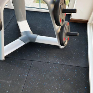 Revêtement <span class=keywords><strong>de</strong></span> sol sportif d'intérieur MERRYBODY, <span class=keywords><strong>tapis</strong></span> <span class=keywords><strong>de</strong></span> sol en caoutchouc pour salle <span class=keywords><strong>de</strong></span> sport, insonorisant et amortissant les chocs, dalles <span class=keywords><strong>de</strong></span> sol en caoutchouc pliables et lavables - Product Image 2