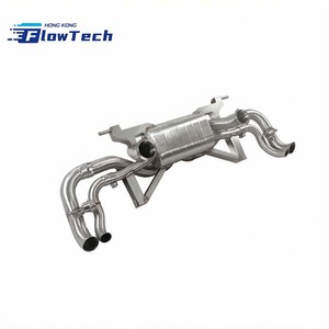 ระบบท่อไอเสียแบบ Catback พร้อมวาล์ว วัสดุสแตนเลส T304 พร้อมรีโมทคอนโทรล สำหรับ Audi R8 V10 5.2L - Product Image 6