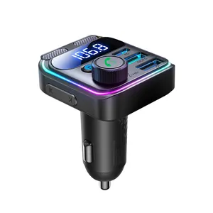 JOYROOM 48w hızlı şarj hızlı Mini hızlı taşınabilir çift Usb taşınabilir araç şarjı adaptörü ile Led ışık şarj