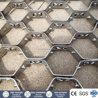 Système d'ancrage réfractaire en treillis métallique hexagonal perforé en acier inoxydable avec service de découpe pour la revêtement des fours à ciment