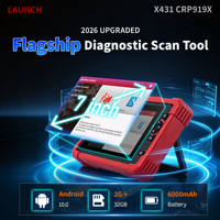 Escáner de Diagnóstico Universal para Automóviles LAUNCH X431 CRP919X, OBD2 CANFD/DoIP/FCA SGW, Más de 35 Funciones de Reinicio, Prueba Activa, Todo en Uno, Compatible con OLIVER