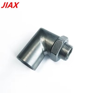 Universal 90° Exhaust Extension Fitting, Zinc-Plated Steel, M18x1.5 <b>Thread</b> for Engine Warning Light Elimination - Product Image 1