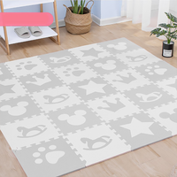 Tapis de puzzle pour enfants économique, motif de boîte, puzzle pratique, tapis de sol antidérapant, cadeau idéal, tapis de jeu pour bébé avec jouets suspendus