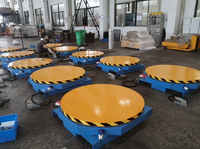 Plateau tournant électrique à faible encombrement avec moteur pour les industries alimentaire, chimique et des boissons, fonctionnement automatique