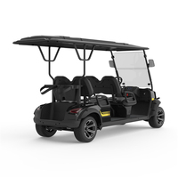 Voiturette de golf électrique 48V 72V Club Car Options 4 places Voiturette de golf Chasse Service personnalisable Équipée d'une batterie au lithium