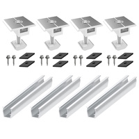UISOLAR – Composants de montage solaire au meilleur prix : Serre-câble d'extrémité PV solaire réglable en aluminium, serre-câble intermédiaire, support de montage de panneau solaire
