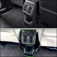 Accessoires intérieurs de voiture : Cache de protection anti-coup de pied pour la sortie d'air du climatiseur et le repose-bras arrière pour Honda HR-V Vezel 2023