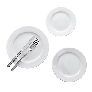 Assiettes de Table Rondes en Céramique en Gros, Vaisselle Blanche en Porcelaine pour Restaurant à Bas Prix - Product Image 3