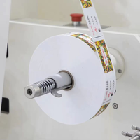 Machine d'impression d'étiquettes textiles flexo 4 couleurs JR-1231 certifiée CE, vitesse de 70 m/min, imprimante d'étiquettes pour vêtements, garantie 1 an
