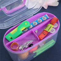 Kit de Couture Portable Miniature pour Couture à Main et Tricot DIY – Boîte Cadeau Comprenant Ciseaux et Fils – Outils et Fournitures de Couture