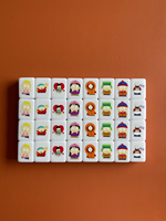 Bespoke XL Seaside Escape Tile Game Factory Thèmes et motifs personnalisés Impression UV 2 joueurs Acrylique Mahjong Board Jeux de famille