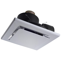 Ventilateur d'extraction de plafond en forme de champignon de 10 pouces avec persienne, certifié ETL, 110V-120V, pour salle de bain et fenêtre