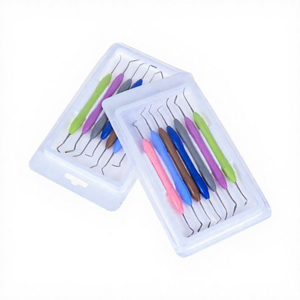 Juego de instrumentos de resina para odontología restauradora, herramientas de colocación de composite dental de doble punta para dentistas, herramientas dentales - Product Image 1
