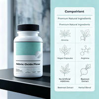 Complément d'oxyde nitrique 60 capsules végétales - Soutien énergétique et immunitaire Non-OGM |   NO2 MAX |   Végétalien Adulte