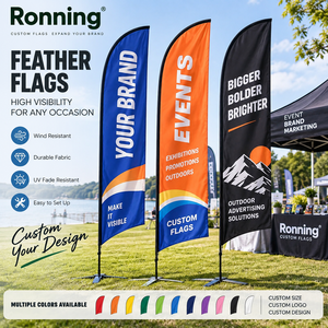 Bandera de Playa Resistente al Agua, Pancarta para Exteriores con Gráficos Personalizados para Clubes de Playa, Eventos Deportivos, Festivales, Promociones - Product Image 1
