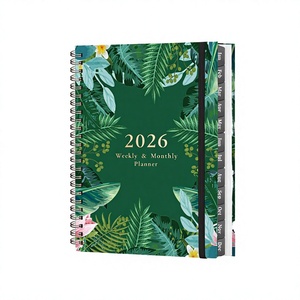 <b>A5</b> Spiral Bound Journal Notebook Multi Cover Recipe Book Travel <b>Diary</b> Weekly Monthly Planner Herbal Handbook 100gsm Cream Paper - Product Image 4