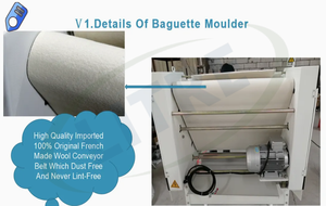 Bánh Mì làm bánh mì Máy Loaf dây chuyền sản xuất bánh mì điều kiện mới cho bánh mì nướng moulder bột moulder yêu cầu Sữa bột trứng - Product Image 2