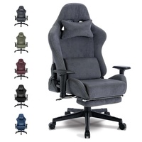 Siège de simulation de course 3D gris clair au design moderne, silla gamer, envío gratis, chaise de bureau, scorpion 2 pro, ps5, chaise de jeu scorpion, rgb