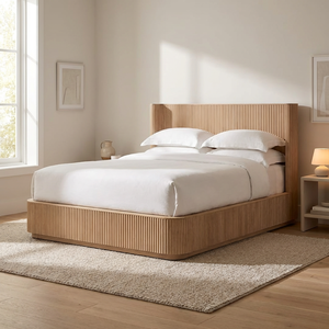 <span class=keywords><strong>Letto</strong></span> in Legno Stile Cinese, Soluzione Completa per l'Acquisto, con Doghe Verticali, Misura Queen, per Arredamento Camera <span class=keywords><strong>da</strong></span> <span class=keywords><strong>Letto</strong></span> - Product Image 3