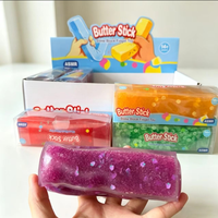 Spot Smoothie Butter Stick Pinching Music Crunching Decompression Toy Vaseline Cheese Can Shape Hand-made Balls.