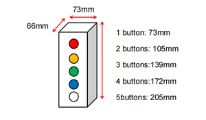 ONN-M4 Fabrikpreis Stations-Signalturm-Licht LED Andon-Turm-Licht 1-5 Ebenen RYGBW - Product Image 4