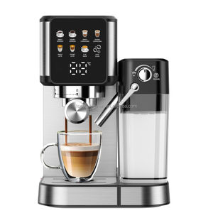 Máquina de café expreso italiano con tanque de leche de 500ml, máquina de café eléctrica, capuchino, 19 Bar, <span class=keywords><strong>cafetera</strong></span> táctil Digital - Product Image 1