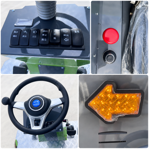Balayeuse électrique autoportée 1400 mm à un ventilateur et trois brosses pour le nettoyage des routes, des rues, des parcs, des entrepôts et des collectivités - Product Image 5