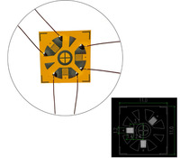 Sensor de Presión Tipo Roseta de 120 Ohmios para Medición de Estrés Residual 120-1.5CA-K