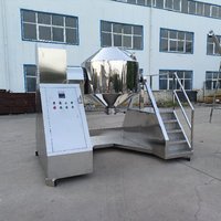 Multipurpose Grande Capacité 3L-6000L Durable 360 °   Mélangeur à tambour rotatif en acier inoxydable 304 pour poudres et granulés