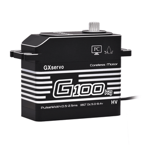 JX เซอร์โว BLS-12V7146เหล็กความแม่นยำสูง71g 12V โครงสร้างกรอบอลูมิเนียม CNC แบบเต็มรูปแบบมาตรฐานไร้แปรงแบบดิจิตอล JR 265mm - Product Image 6