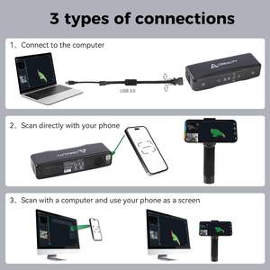 Escáner 3D Inalámbrico Creality Otter Lite, Precisión de 0.05 mm, Escaneo en Tiempo Real de 30 fps para Impresión 3D - Product Image 6