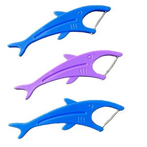 Flossers dentali in carbone di bambù ecologici senza BPA divertenti stuzzicadenti biodegradabili per bambini - Product Image 6