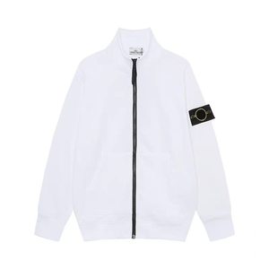 เสื้อสเวตเตอร์ผู้ชายปักลายเข็มทิศ ST แบบลำลอง แฟชั่นสไตล์สตรีท ผ้าฝ้าย 100% ระบายอากาศได้ดี เหมาะสำหรับฤดูใบไม้ร่วง มีซิป ¼  แบบสปอร์ต - Product Image 2