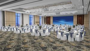 سجاد فاخر من الحائط إلى الحائط بنقشة صينية، سجاد نايلون 100% سهل التنظيف، سجاد تجاري لقاعات الحفلات - Product Image 4