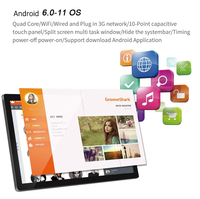 Nouvelle tablette Android murale de 27 pouces 1 Go de RAM 32 Go de ROM Quad Core Android 10 WiFi à écran tactile Appareil professionnel interactif intelligent