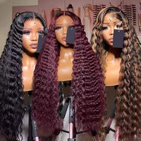Proveedor de Pelucas de Cabello Virgen, Peluca Frontal de Encaje Completo HD 13x4 de Cabello Humano Brasileño Virgen, Sin Pegamento, con Cutícula Alineada