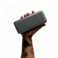 Haut-parleur portable étanche OEM/ODM pour extérieur, subwoofer personnalisé avec logo, audio sans fil, compatible application, batterie intégrée