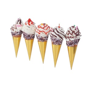 Juguete de simulación de helado de leche caliente, juguetes de comida simulada, conos de crema de frutas, decoraciones para puestos de mercado nocturno - Product Image 5