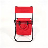 Tabouret de camping pliable léger et portable pour les loisirs en plein air, chaise pliante multifonctionnelle avec dossier, tabouret de pêche