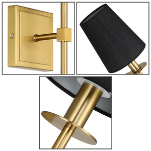 Lampada <span class=keywords><strong>da</strong></span> <span class=keywords><strong>Parete</strong></span> Moderna in Ottone Dorato ETL Designer per Camera <span class=keywords><strong>da</strong></span> Letto, Soggiorno e Hotel - Product Image 4