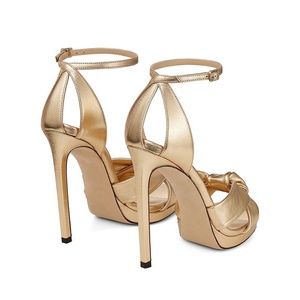 Hermosos Zapatos de Novia para Boda, Color <span class=keywords><strong>Fucsia</strong></span>, Satén, con Hebilla y Correa, Tallas Grandes, Tacones de Aguja para Mujer - Product Image 4