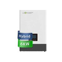 Système solaire hybride Luxpower SNA 6000, onduleur hybride monophasé 6 kW, onduleur d'énergie solaire renouvelable