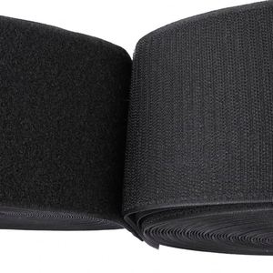 20mm Eco-Friendly Multi-Purpose <b>Velcroes</b> Customized <b>Black</b> or White Strong Adhesive Hook and Loop Tape Nylon Rolls - Product Image 1