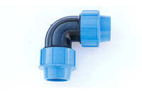 Fourniture Professionnelle de Raccords de Tuyauterie en Polyéthylène HDPE ISO4427 pour l'Eau, Connecteur PP à Compression à Insertion Rapide