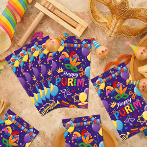 Huancai 20 serviettes de table jetables en papier pour invités, pour la fête juive de Pâque, serviettes de table pour le dîner, serviettes de toilette pour la salle de bain - Product Image 6