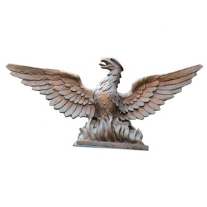 Statue de phénix en bronze avec ailes, 15 cm - Product Image 5